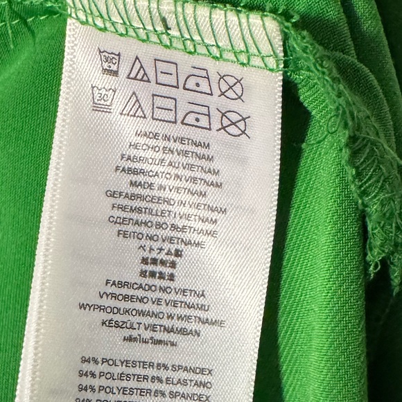 NWOT Michael Kors Green Medium 3/4 Sleeve Shirt - Picture 4 of 13